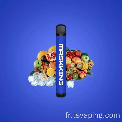 Savoureux 12 saveurs de fruits Vape Maskking 400 bouffées